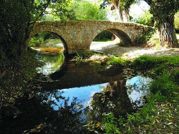 Vistoso puente de origen romano